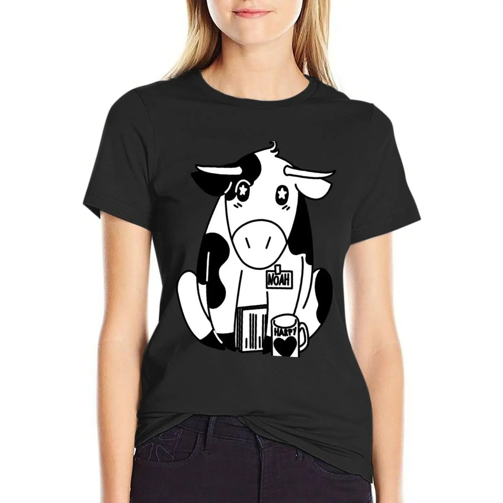 

Noah Cow T-Shirt sublime Short sleeve tee aesthetic clothes oversized t shirts for Women