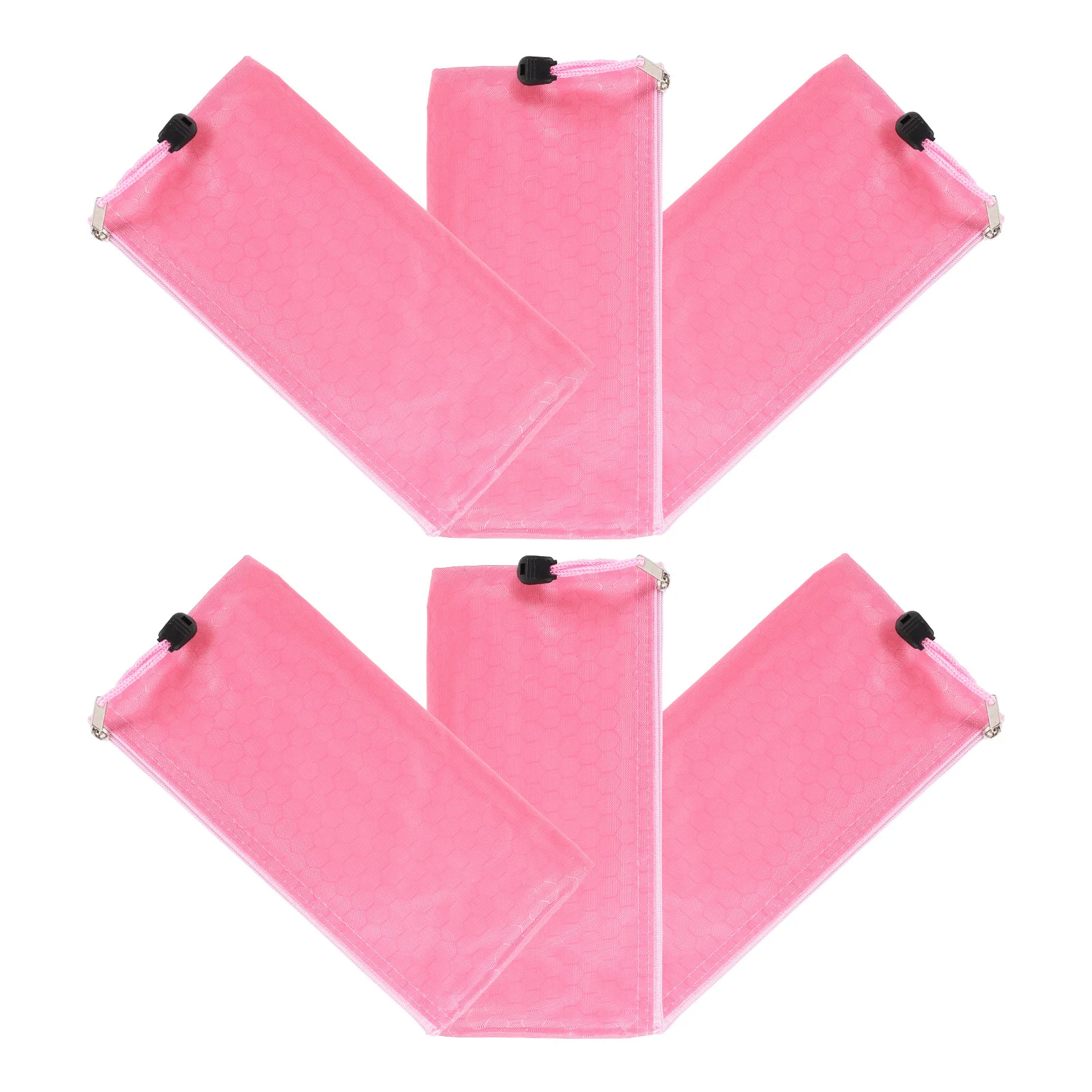 

6pcs Sanitary Pad Pouch Large Capacity Period Tampon Storage Bag Zipper Closure Portable Menstrual Pad Container Pouch For Women