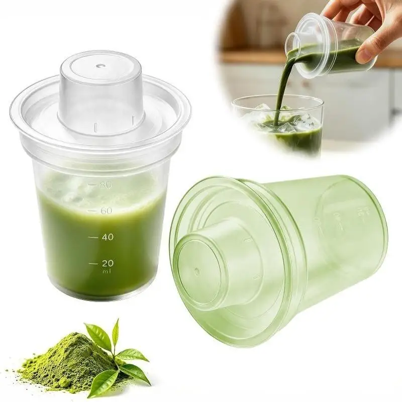 1/3Pcs Easy To Shake 200ml Matcha Brewing Bottle Portable Tea Bottle Mini Matcha Shaker For Daily Use