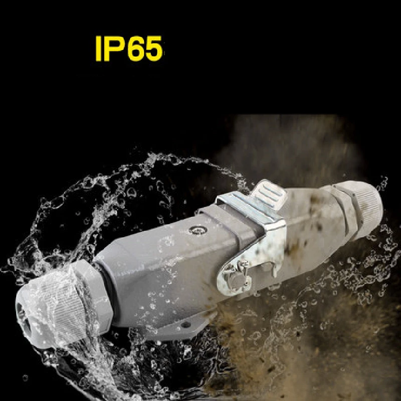 الثقيلة موصل الطيران التوصيل المقبس مستطيلة الصناعية HA- سلسلة 4 5 6 8 دبوس مقاوم للماء IP65 ذكر أنثى 10A 16A #6