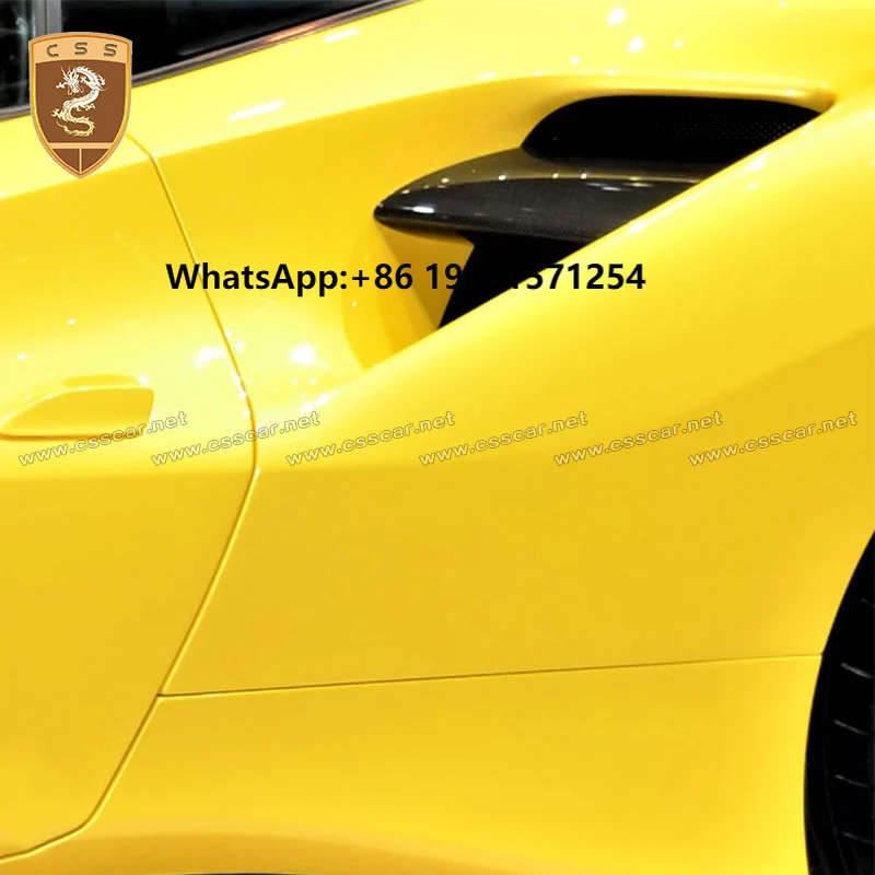

Replacement Carbon Fiber OEM Side Vent Air Intake Vent for Ferrari 488 Car Exterior Body Parts