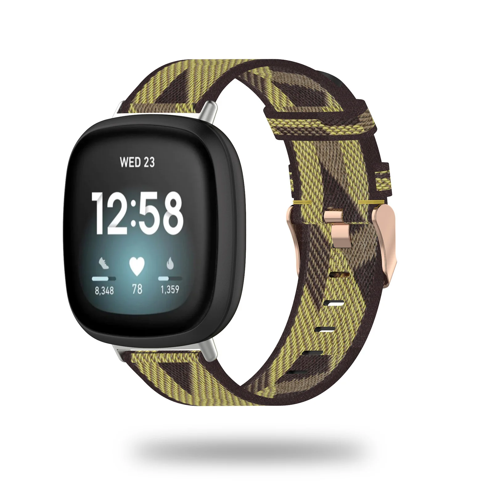 

1Pcs Nylon Canvas Watch Strap Durable Comfortable Adjustable Replacement Band for 3 Sense Fashion Wrist Strap