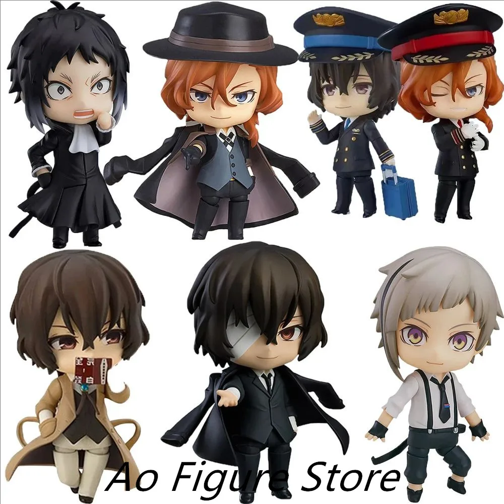 Nakajima Atsushi Dazai Osamu Figuur Speelgoed Nakahara Chuuya Acchion Figuur Akutagawa Ryunosuke Collectible Model PVC Ornamenten Gift