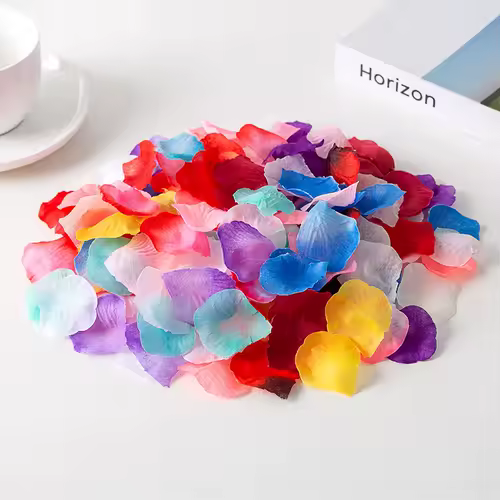Black Artificial Rose Petals For Wedding Party Flower Favors Decoration Roses Supplies 500pcs Silk Petals Rosas Para Casamento - Image 4