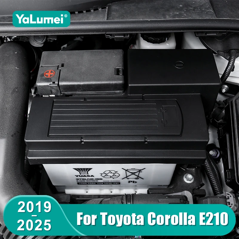 

Для Toyota Corolla E210 2019 2020 2021 2022 2023 2024 2025 автомобильный аккумулятор анод отрицательный электрод защитный чехол аксессуары