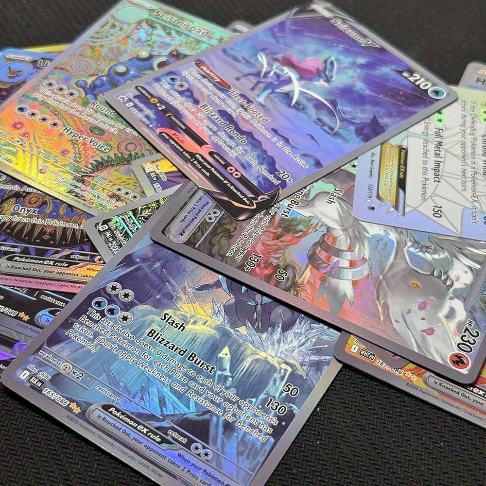 PKM Proxy jeu cartes en aluminium Gyarados Vaporeon Misty s Gyarados Pichu Pichu ho-oh DialgaEX GengarEX Hydreigonex Kyuremex Magikarp