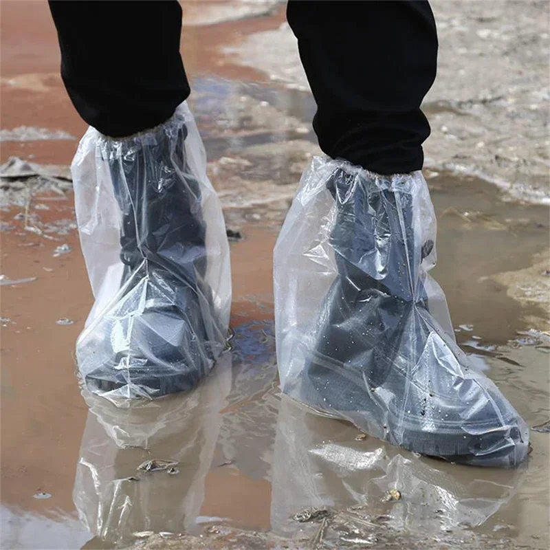 10/1 pares de botas para motocicleta, cubiertas para zapatos, cubierta impermeable para Moto, impermeable para motociclista, Botas de lluvia para días lluviosos al aire libre