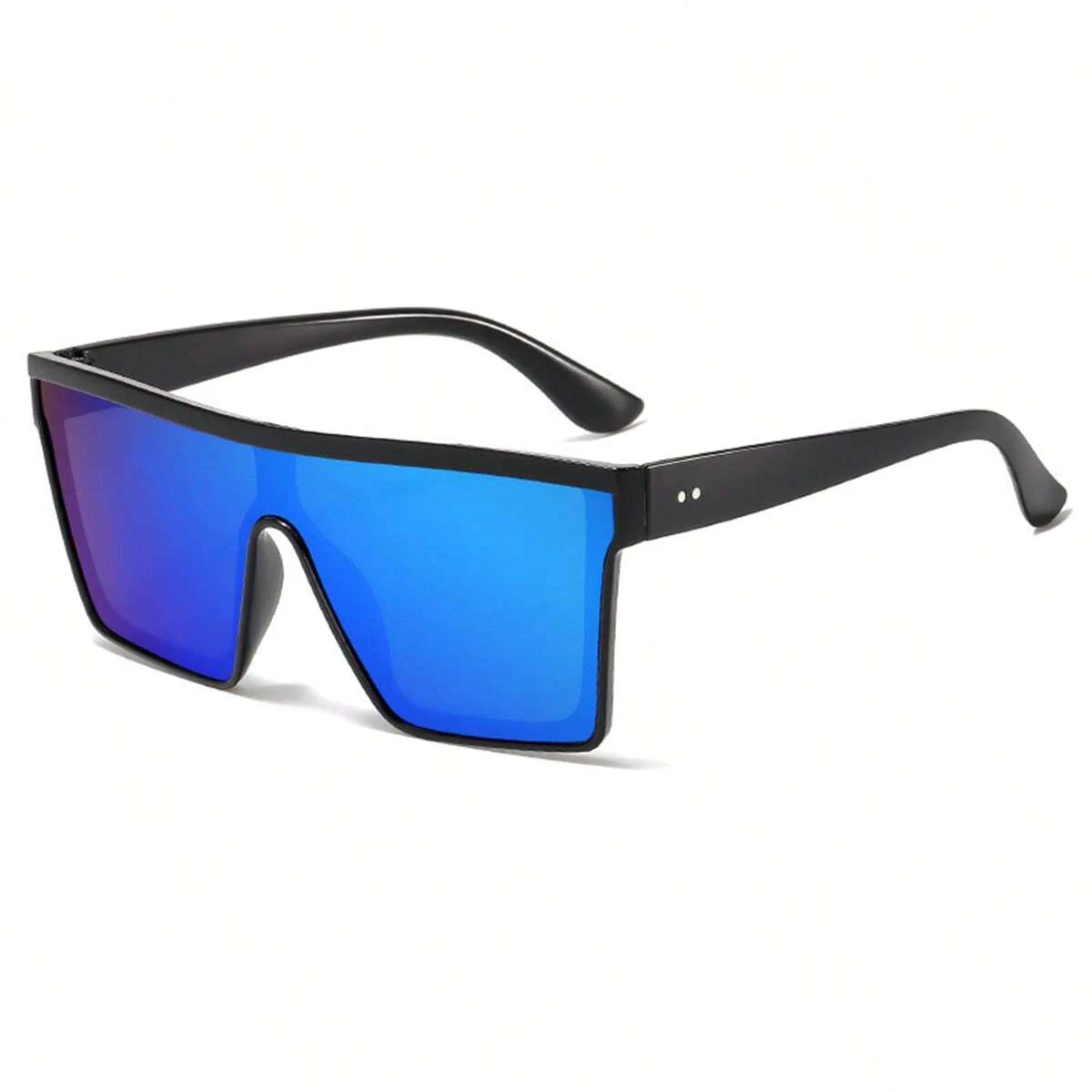 Neue Trend-Sonnenbrille mit dickem Rahmen – Persönliche Oversize-Brille für Damen und Herren im Export-Design – Detail 7