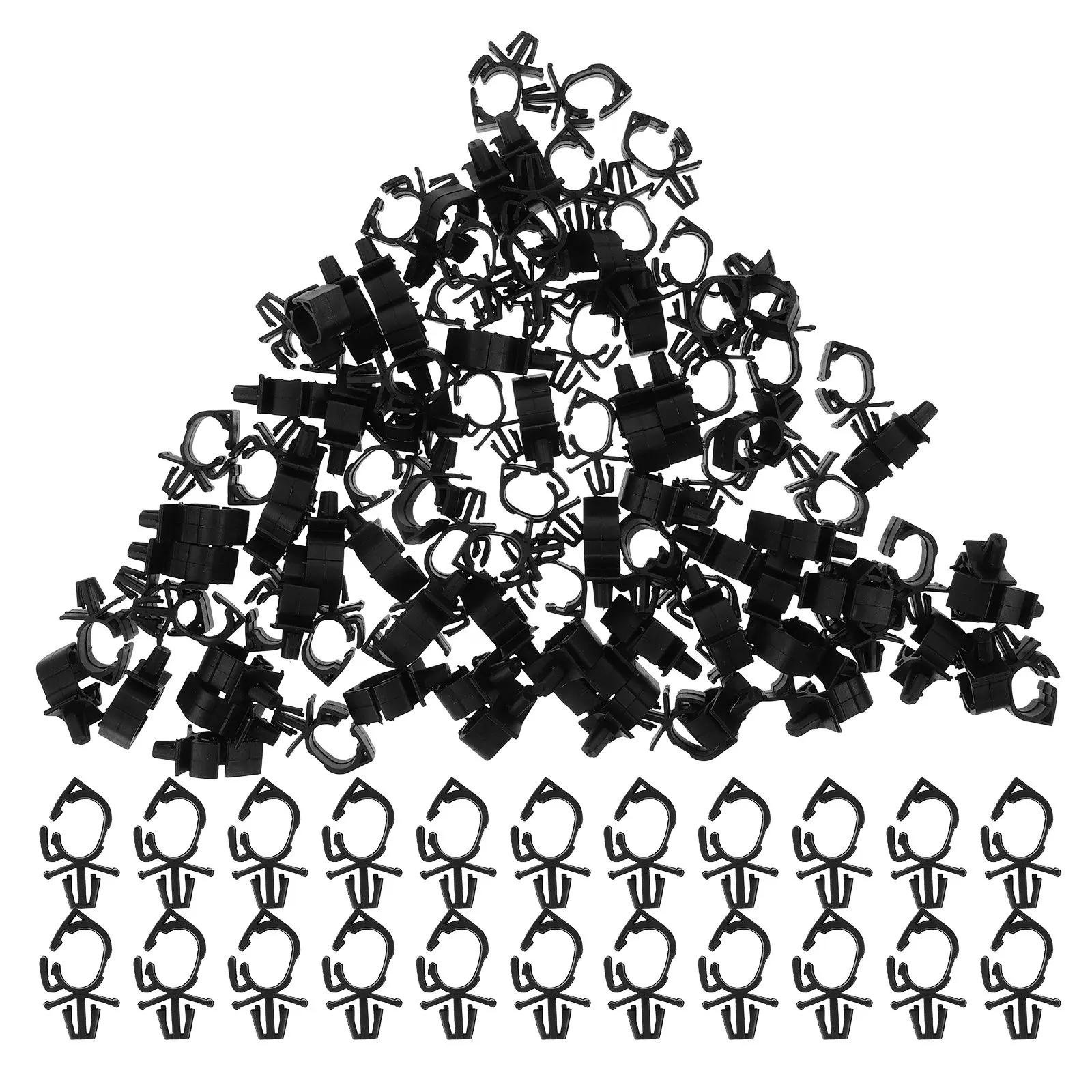 100Pcs Plastic Wire Harness Clips For Automotive Maintenance Auto Mechanic Sturdy Car Secure Fastening Parts Trailer