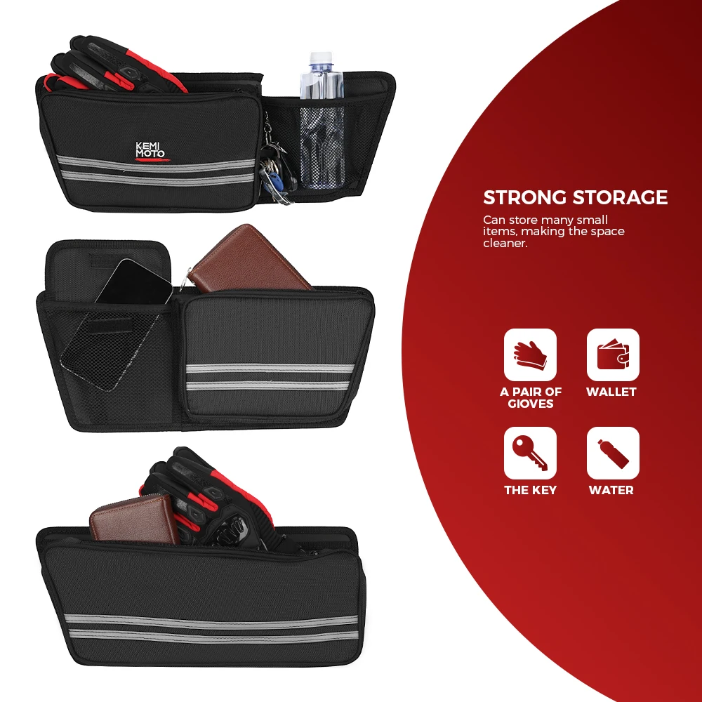 Saddlebag Tour-Pak Organizer Tool Storage Bag For Touring Street Glide Road King Road Glide Electra Glide Motorcycle Storage Bag
