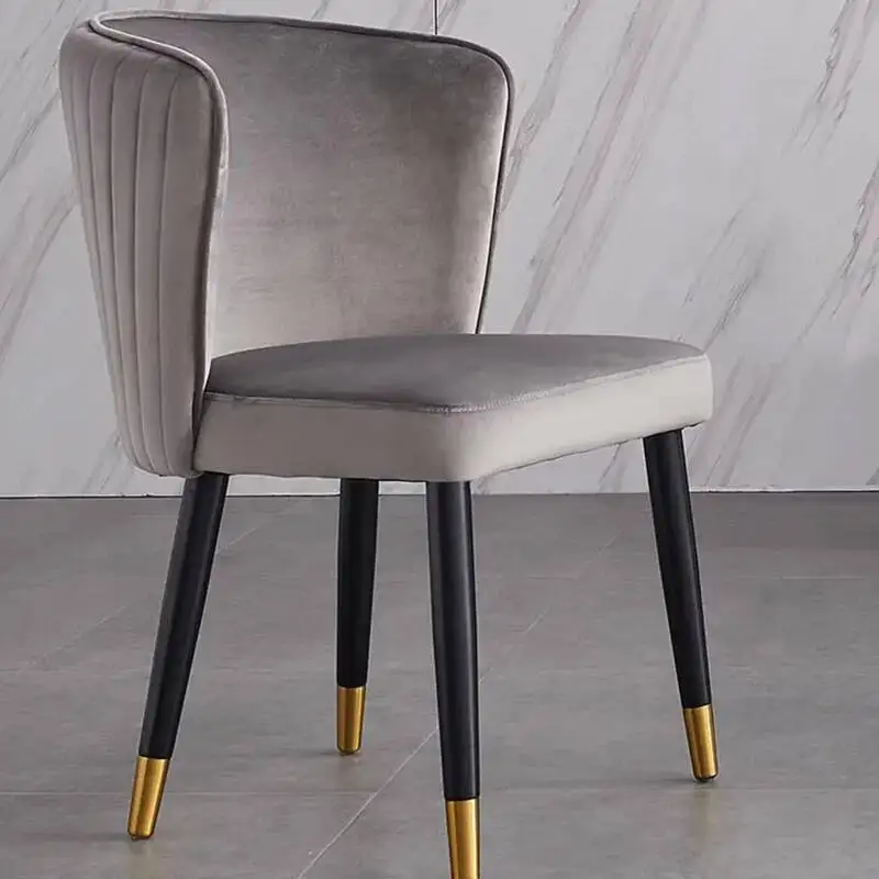 

Pink Nordic Living Room Chairs Velvet Individual Lounge Dining Room Armchair Modern Sillas Plegables Salon Furniture MQ50KT