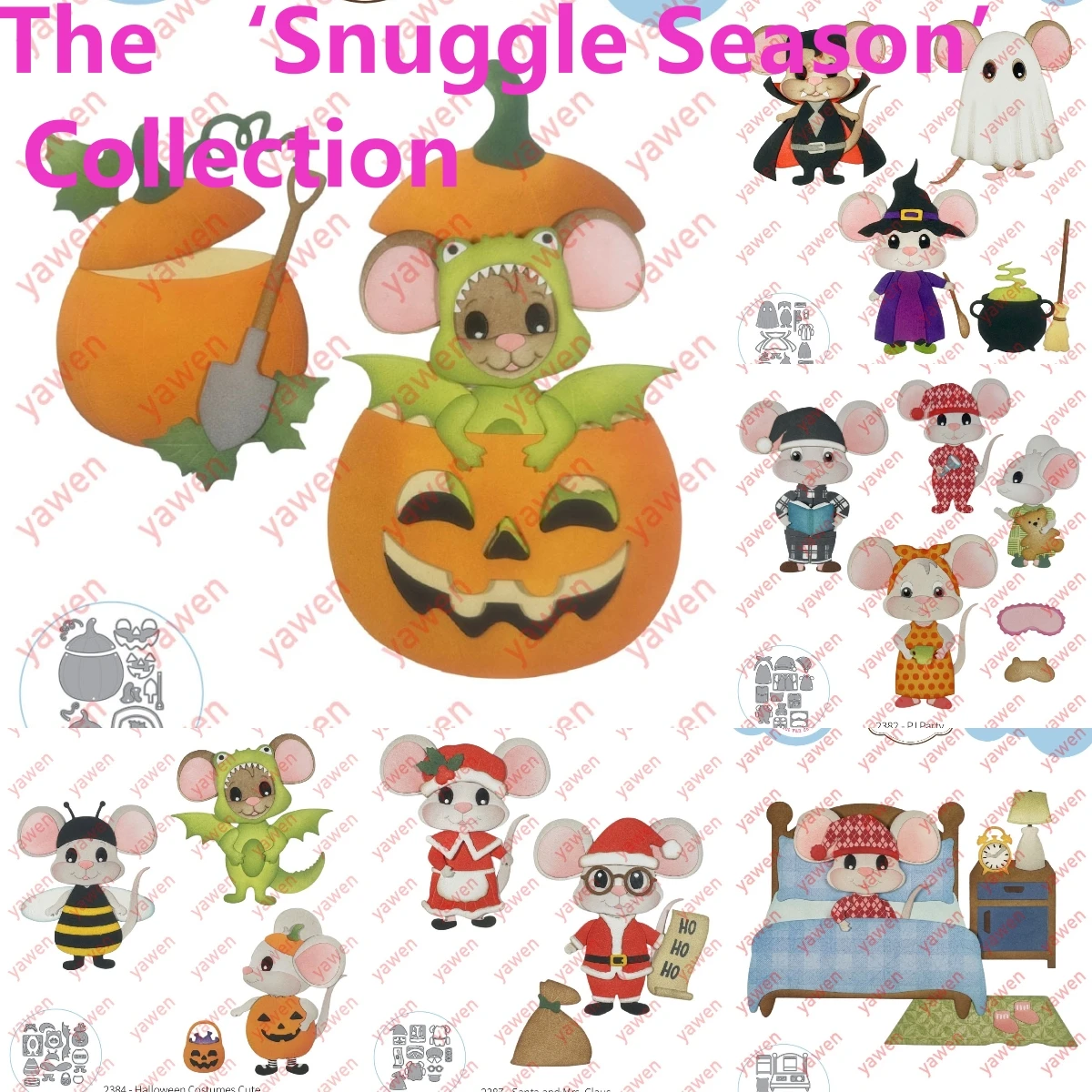 2026 New The Snuggle Season Collection Cutting Dies Stamps For DIY Scrapbooking Crafts Maker Photo Album Template Handmade