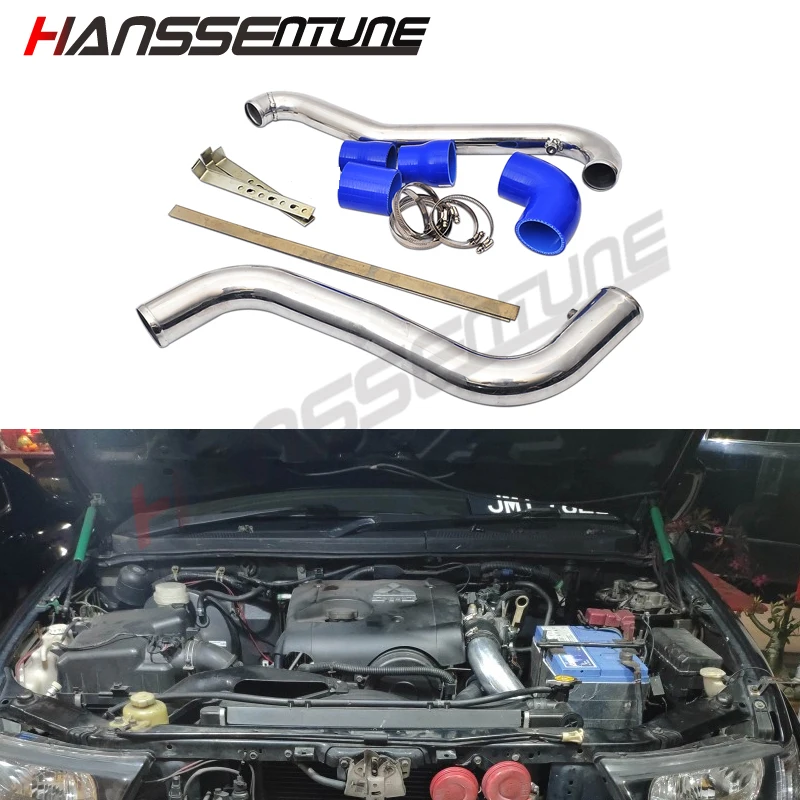 HANSSENTUNE Intercooler Pipe Turbo   Hose Kit For  Mitsubishi Triton MN ML L200 2.5L 4D56 Diesel 2005-2014