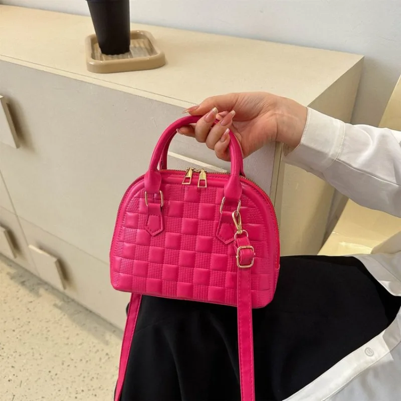 

Diaper Bag Luxury Vintage Designer Purse Elegant Leather Crossbody Tote For Women Stylish Textured Large Capacity