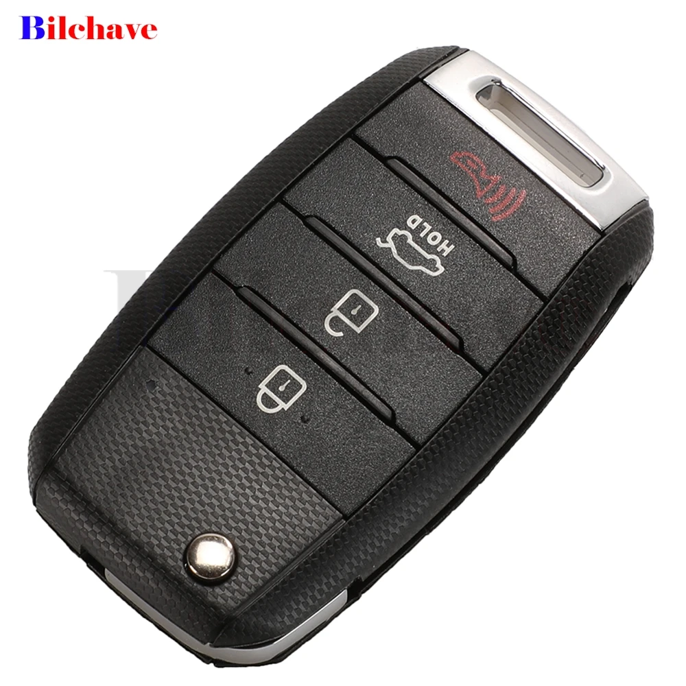 jingyuqin Remote Key Fob Case Shell For KIA Sorento Carens Entry 3/4 Buttons Replacement