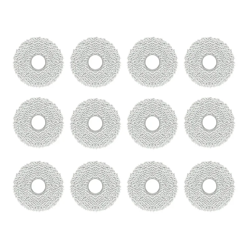 12 قطعة منصات الممسحة ل Xiaomi M30 Pro/C107 جهاز آلي لتنظيف الأتربة ممسحة القماش منصات استبدال قطع الغيار-AA80