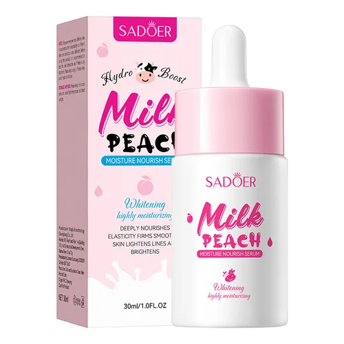 SADOER-suero Facial de frutas y leche para el cuidado de la piel, hidratante, reafirmante, esencia Facial, productos de belleza para el cuidado de la piel