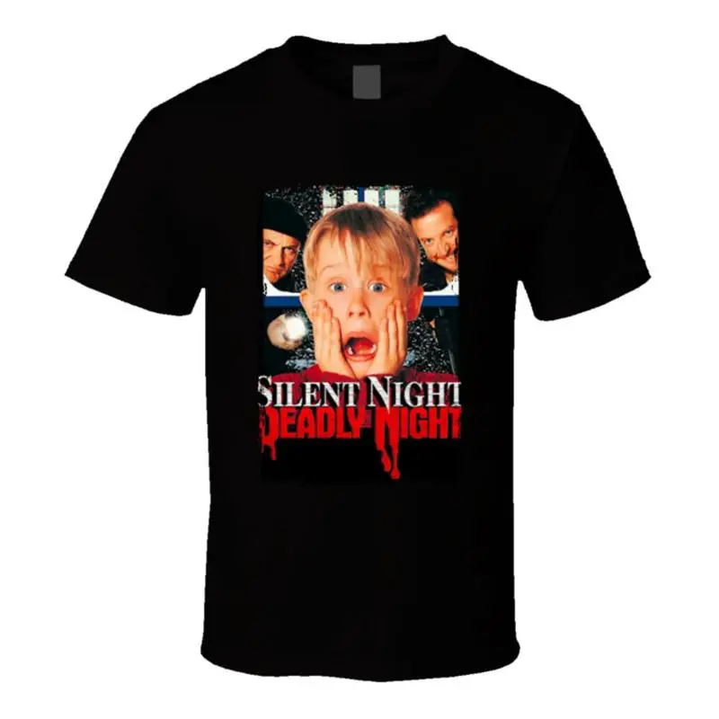 Silent Night Deadly Home Alone Movie Mashup T Shirt