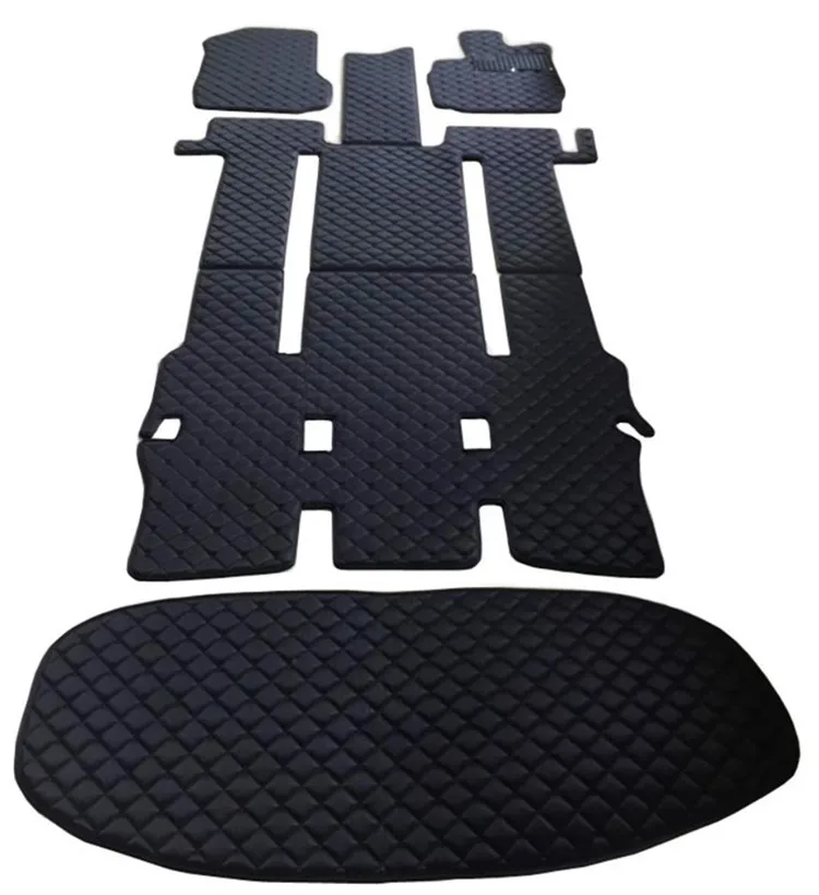 

Высококачественные автомобильные коврики на заказ, полный комплект для Toyota Voxy R70 2013-2006, 7 8 мест, прочные водонепроницаемые ковры