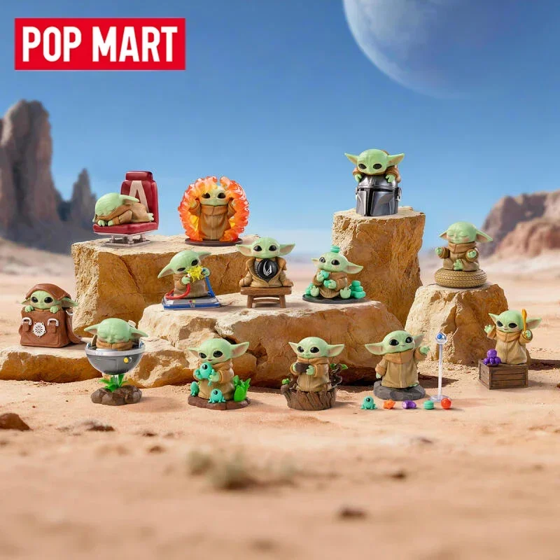 POP MART Star Wars Grogu Tiny But Mighty Series Blind Box Guess Bag Original Toys Doll Cute Anime Figure Ornaments Gift