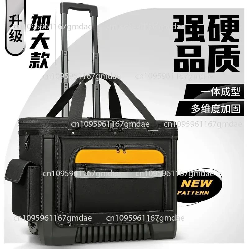 Hardware Tools Trolley Case Portable Portable Roller Strong and Durable Large Capacity Multi-socket Bag with