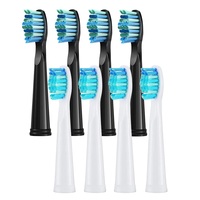 4/8/12/16 Pcs Replacement Brush Heads For Fairywill For Seago Electric Toothbrush Head Dupont Bristle Brush Refill Tooth Clean