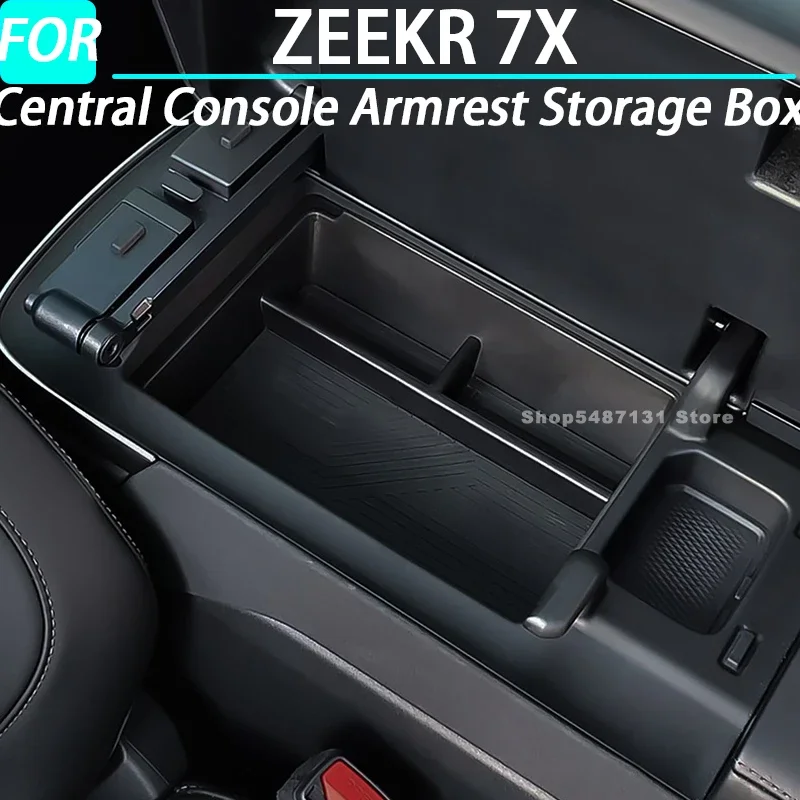 

Central Console Armrest Storage Box Armrest Under Storage Box for ZEEKR 7X Interior Accessories 2024 2025 for Left Hand Drive