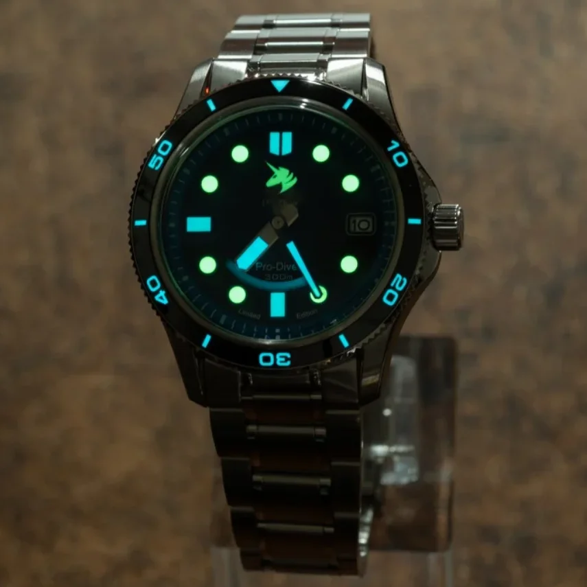 

PROXIMA мужские автоматические часы 39 мм с автоподзаводом механические наручные часы для дайвера 10ATM светящийся сапфировый керамический безель NH35 военный