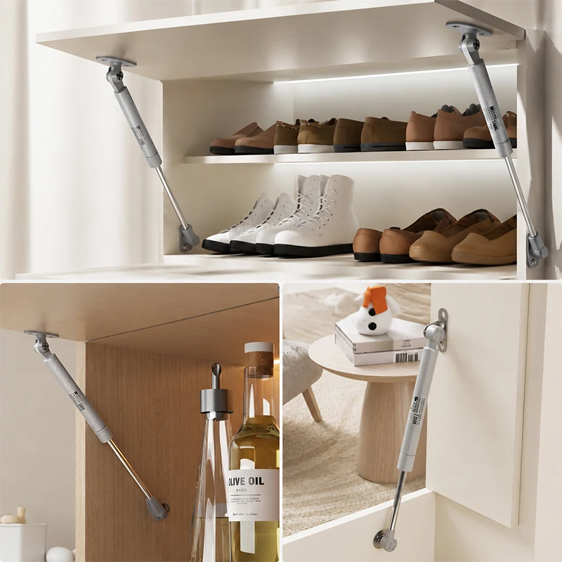 Gas Spring Hydraulic Support Rod Pneumatic Lift Strut for Kitchen Cabinet Cupboard Flip-Up Door Wardrobe Tatami Bed Hinge