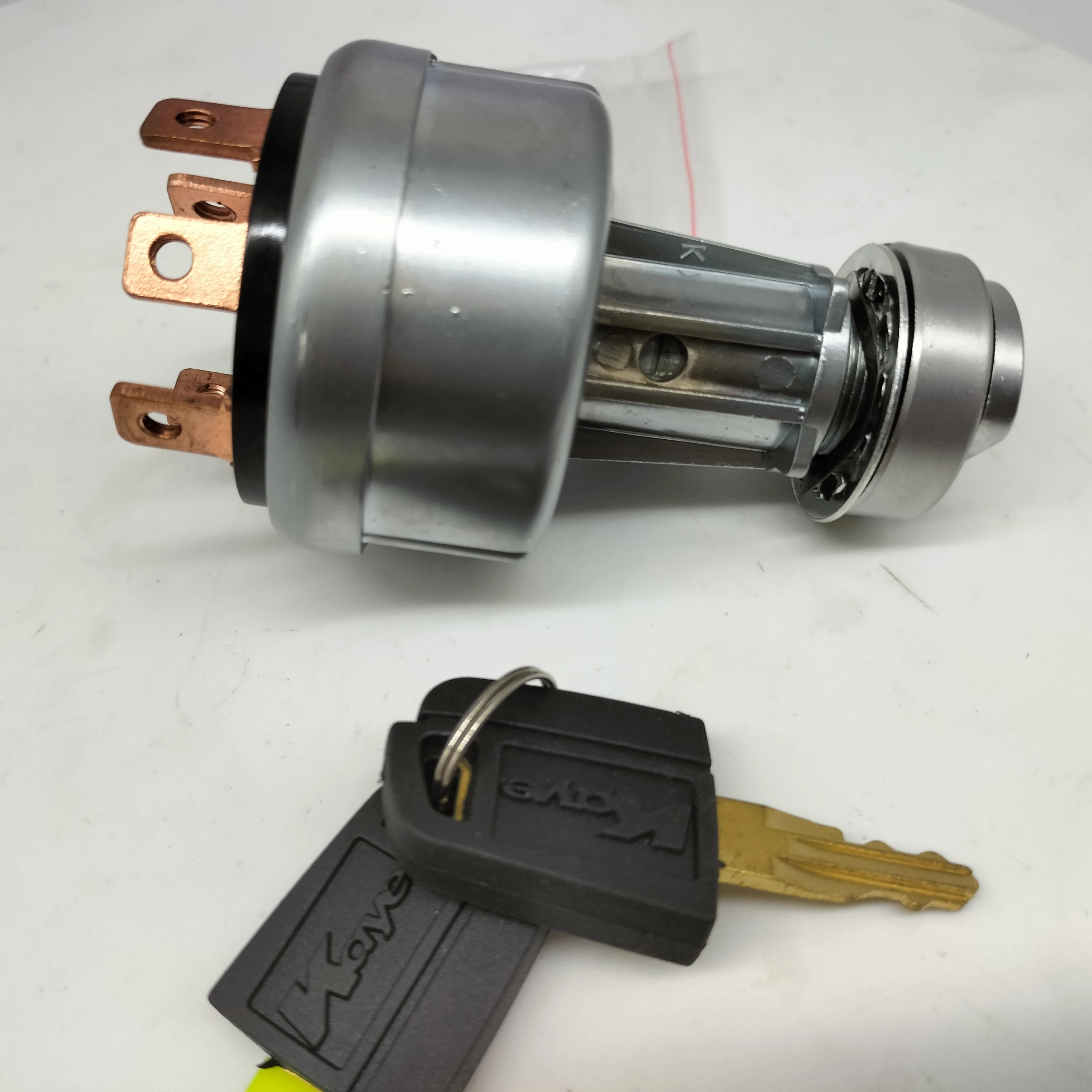 XUNPO Switch Group Fits With 2 Keys Ignition Switch 6 Lines 7Y3918 For E320B Excavator