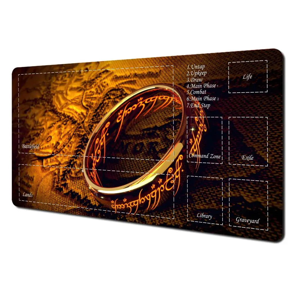 1 Stück Nazgûl Herr der Ringe Große Verschließbare MTG Spielmatte Schreibtischunterlage Mauspad für TCG Kartenspiele
