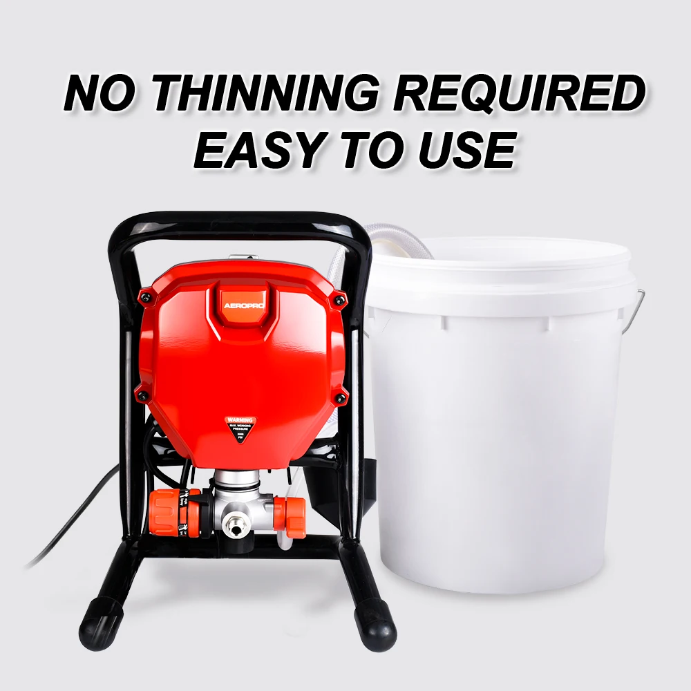 AP8626 Electric Airless Paint Sprayer 220V DIY Airless Machine with 821 Airless Spray Gun for Home Interior and Exterior