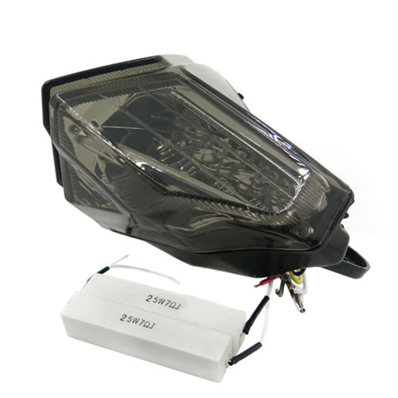 دراجة نارية LED الفرامل بدوره إشارات المتكاملة الخلفية الذيل ضوء الوامض ل Ducati 1098 1098S 1098R 848 Evo Corse Se 1198R 1198S #4