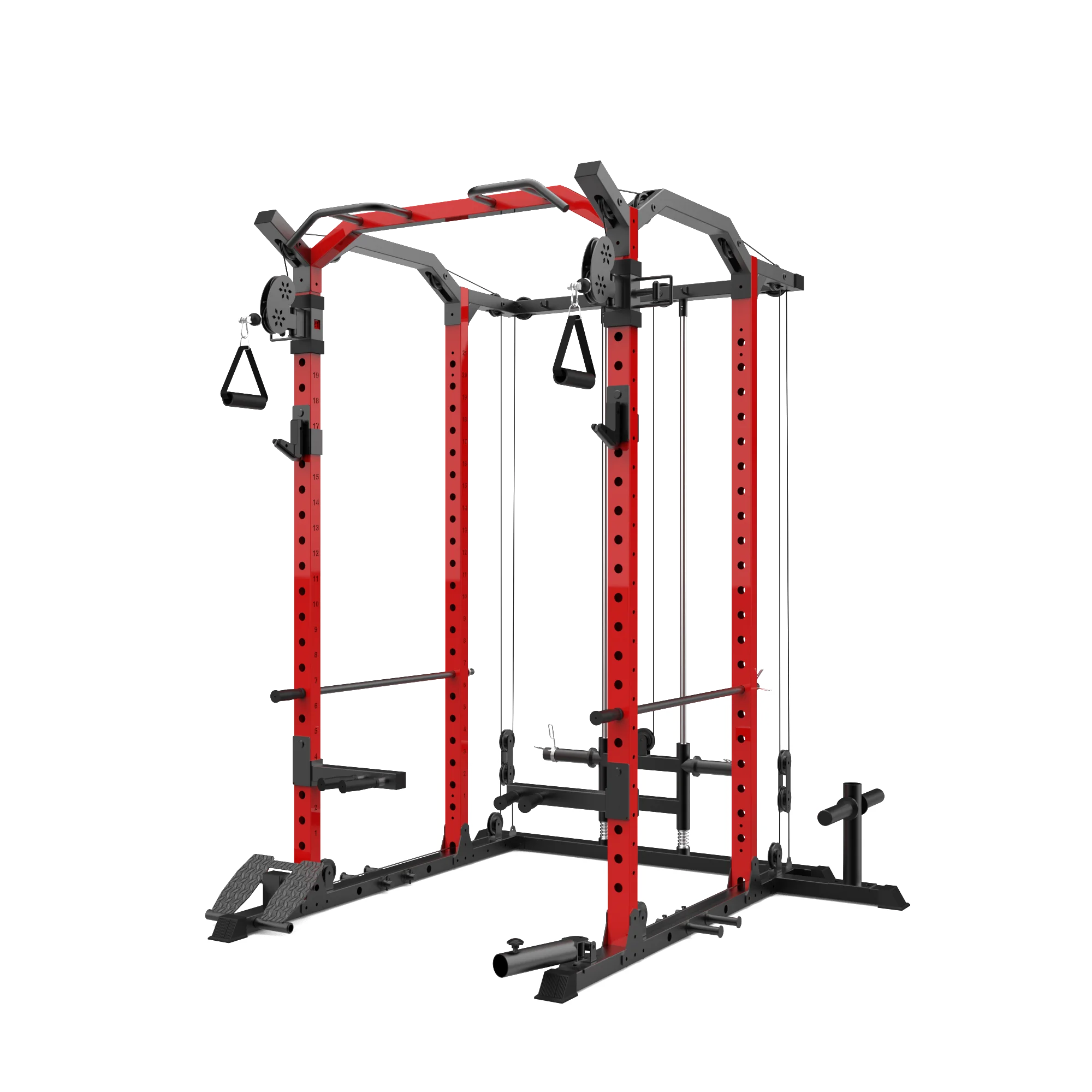 Hot Sale Training Weight Smith Machine Multi Functional Trainer Power Rack Cage 3x3 Power Rack