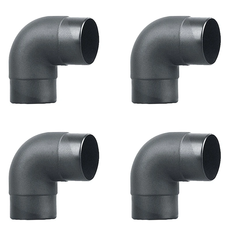 4Pcs 60Mm Car Air Heater Ducting Pipe Air Vent Outlet L Shape Elbow Bend Pipe Exhaust Connector For Webasto Eberspaecher