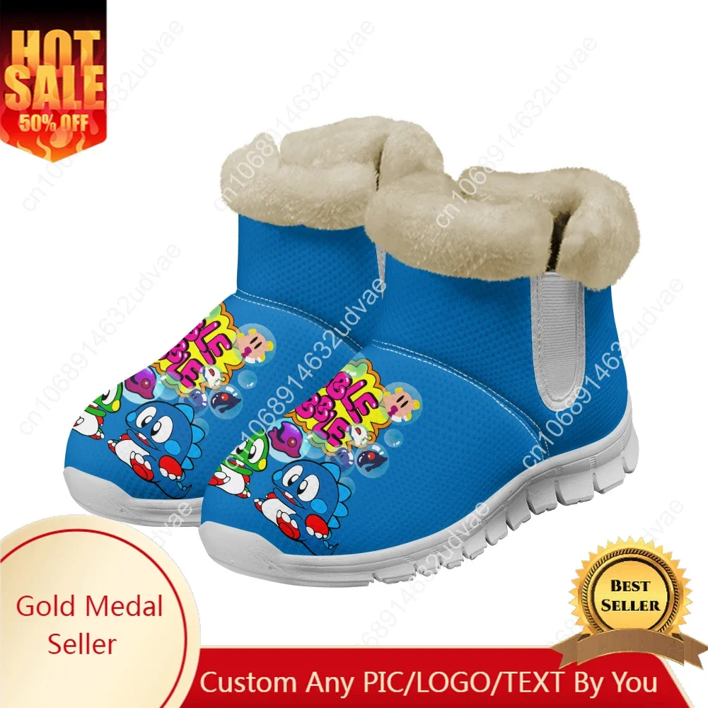 

Bubble Bobble Snow Boots Mens Womens Teenager Shoes Keep Warm High Quality Casual Lightweight Couple Sports Custom Sneakers