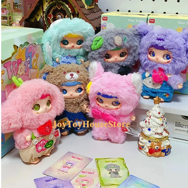 

Новая виниловая плюшевая слепая коробка Wiwi Forest Secret World Series, милое украшение для рабочего стола, подвеска на рюкзак, модный предмет, подарок-сюрприз