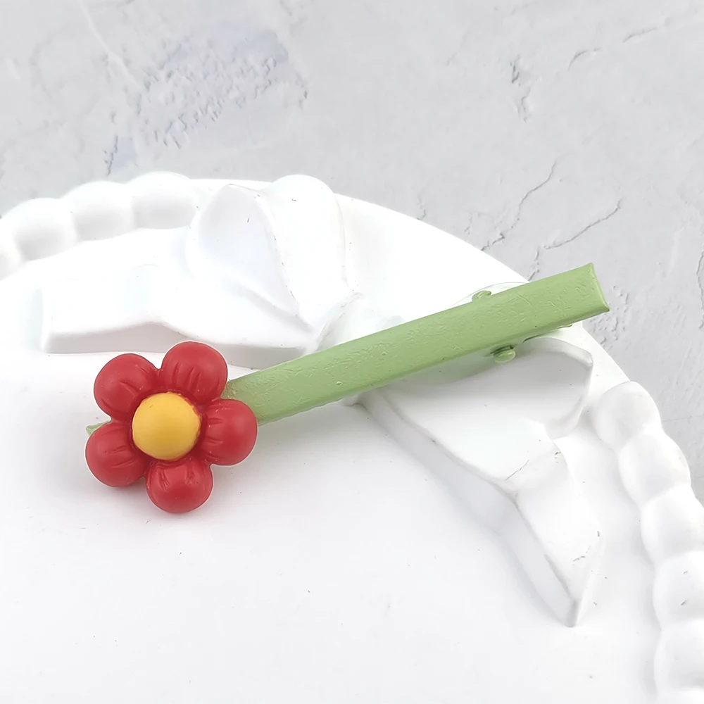 1/2/3pcs Alien Stage Till Ivan Cosplay Hairpin five-petaled flowers Hair Clip Cute Headwear Masquerade Party Hair Accessorie