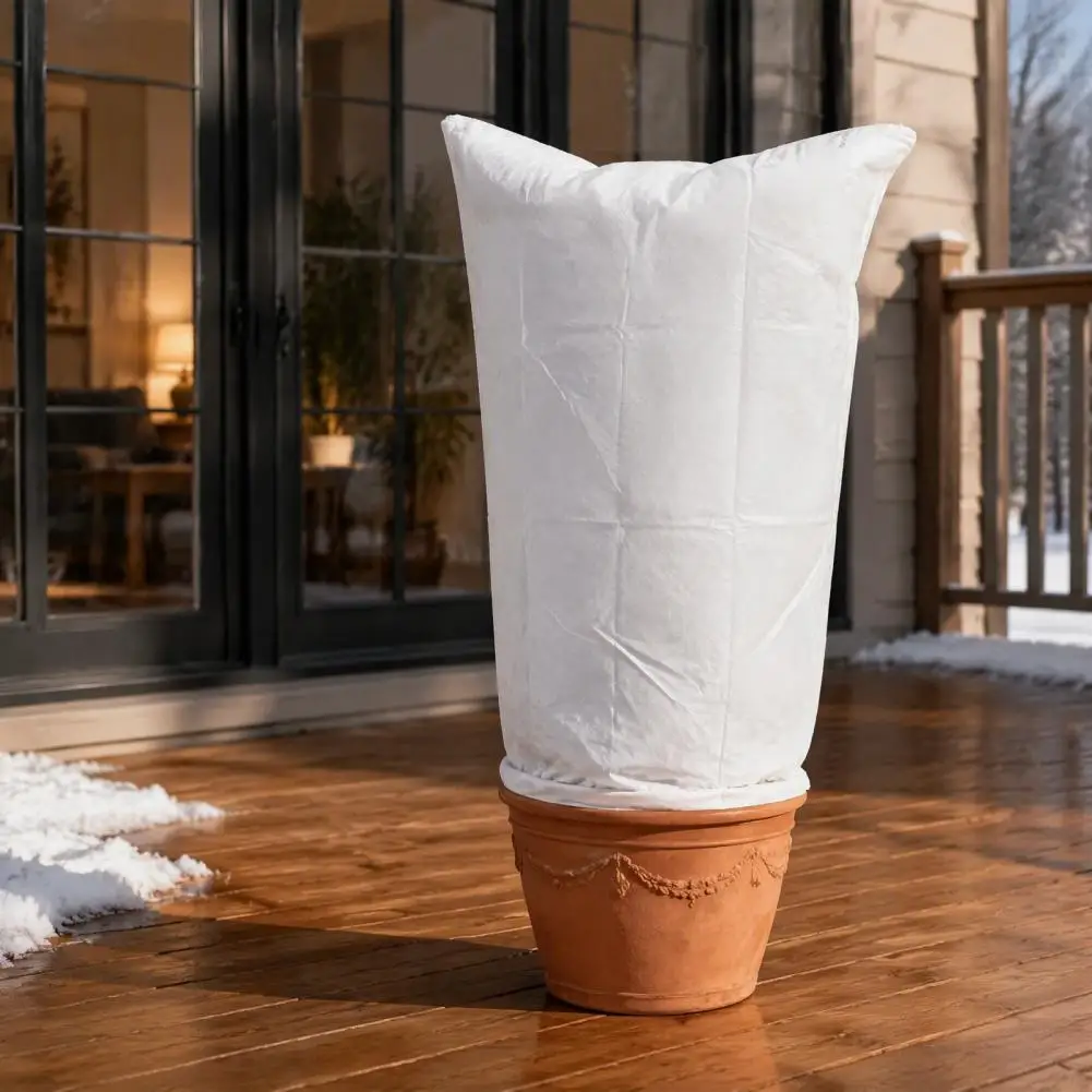 Reflective Aluminum Foil Insulation Winter Plant Freeze Protection Bag with Insulation Aluminum Liner for Potted for Outdoor