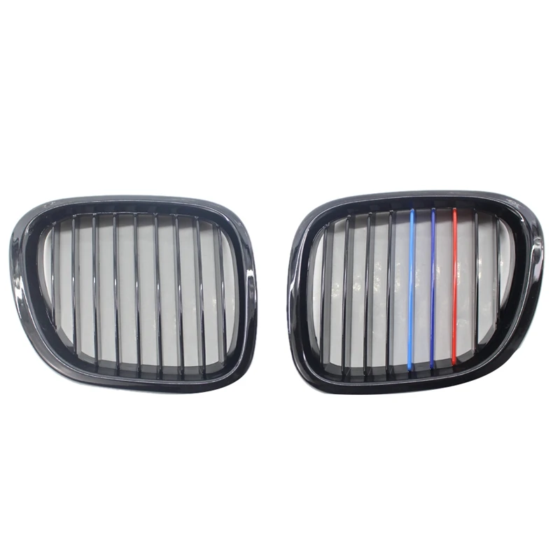 Front Performance Grille Grill For Bmw Z3 1996-2002 M-Color Shiny Black Z Series Convertible Coupe