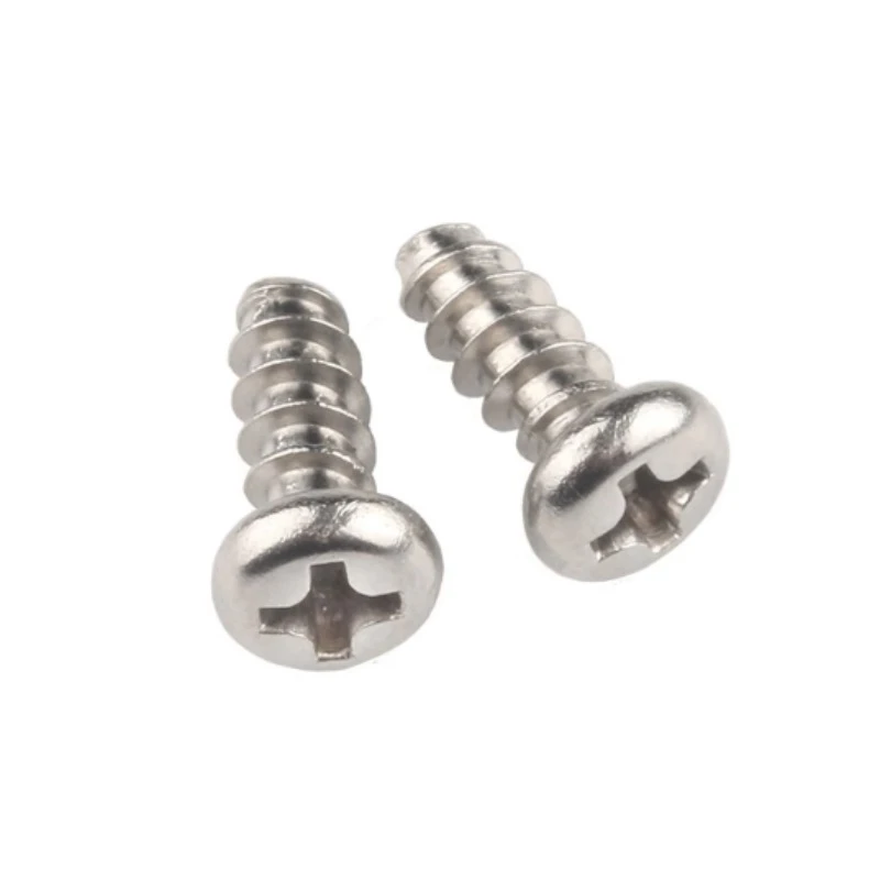 مسامير متقاطعة برأس مستدير وذيل مسطح ذاتية التنصت M1 M1.2M1.4 M1.6M1.7 مسامير متقاطعة للهاتف المحمول والكمبيوتر ذاتية التنصت #3