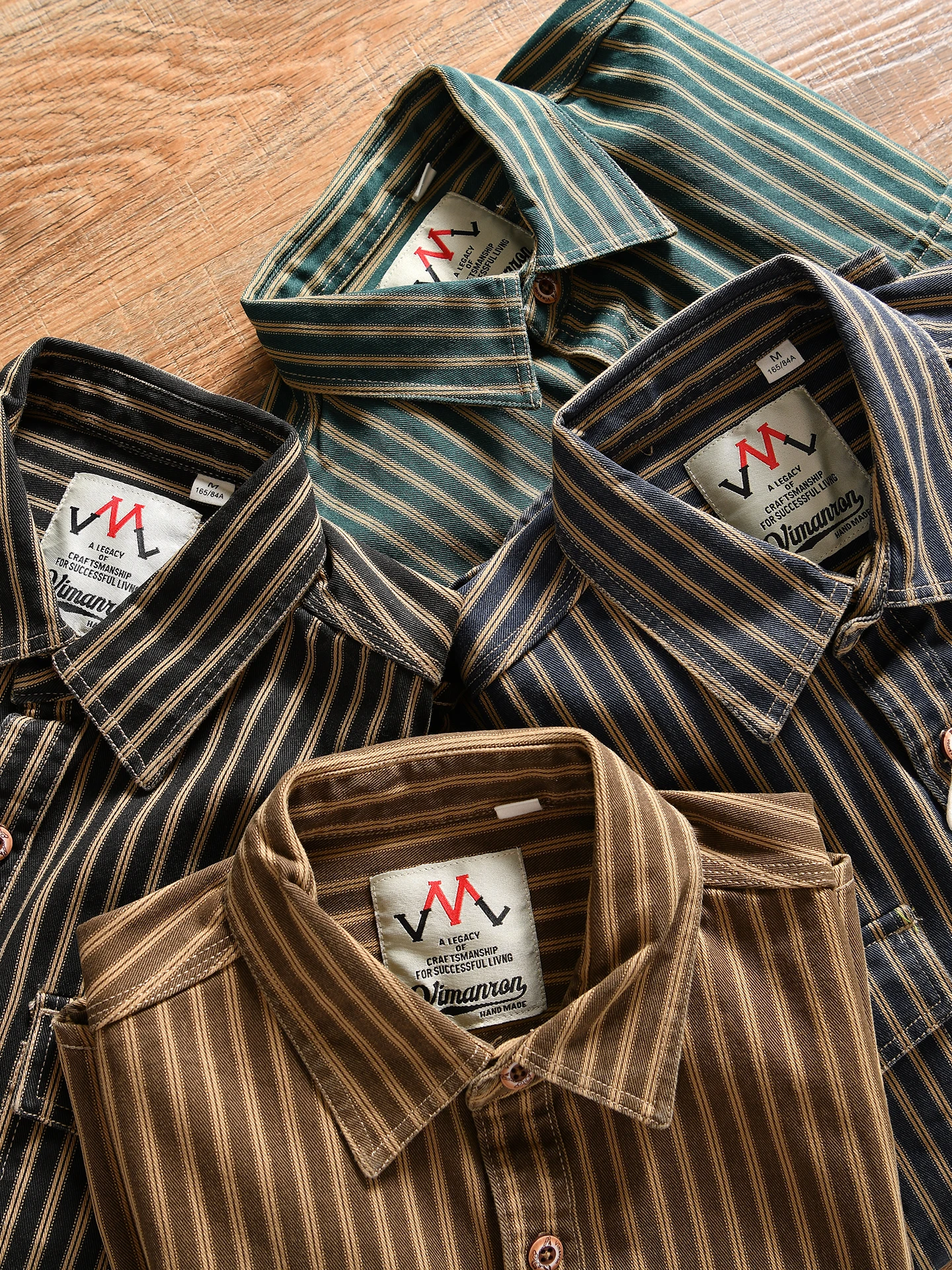 Men's Casual Cotton Shirt Long Sleeve Breathable Comfortable Autumn Winter Stripe Pattern Fashionable American Style