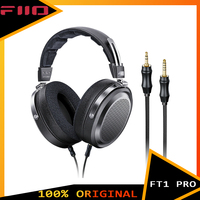 Fiio FT1 Pro Headphone Open Flat Headband Wired Hifi Headphones Customized 1μm Ultra-slim Diaphragm 374g 20Ω Sensitivity Gifts