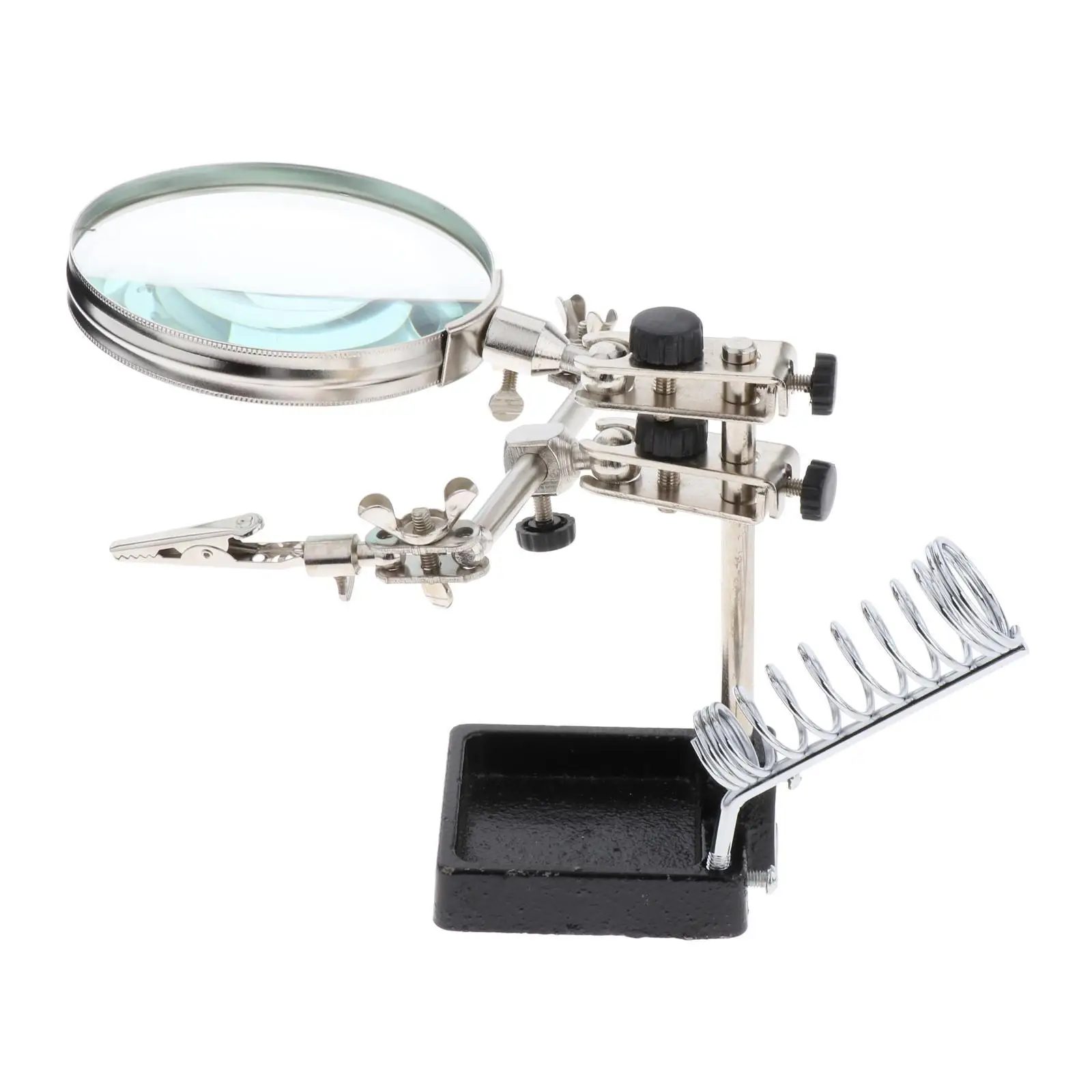 

Soldering x Magnification Soldering Solder Iron Stand for Desktop