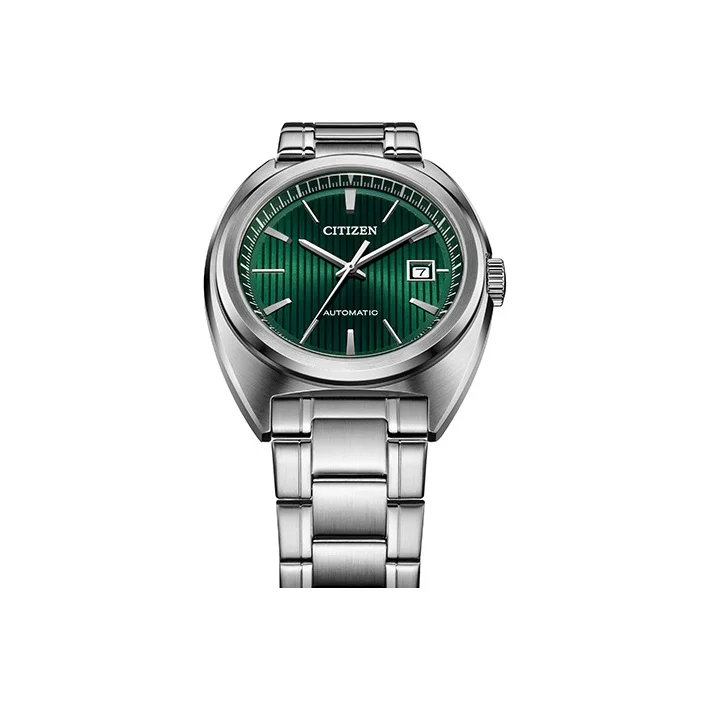 CITIZEN Mechanical Movement Stainless Steel Strap Watch 42mm Men's Watches Green Dial NJ0101 78X NJ0101-78X