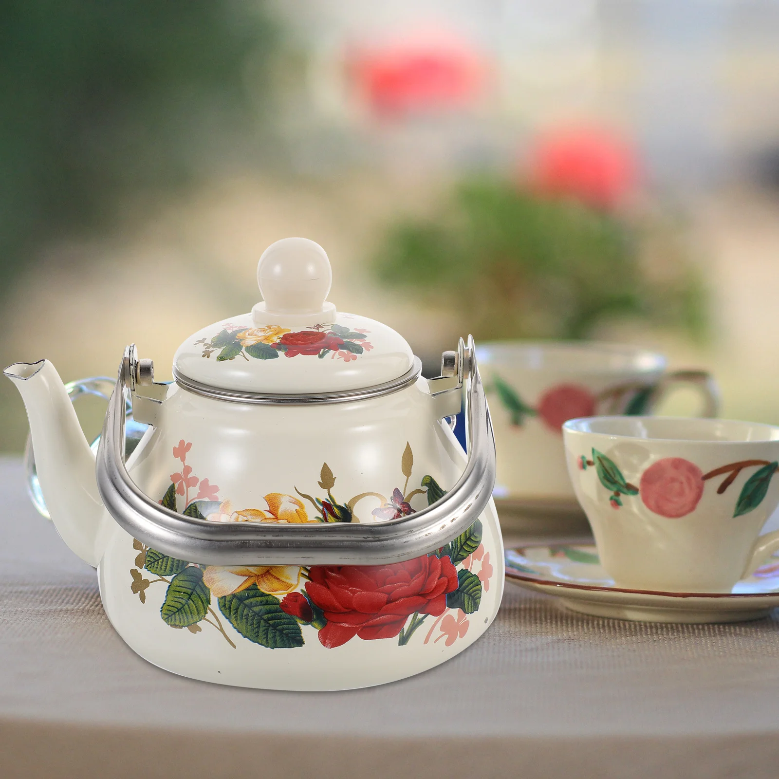 

Tea Kettle Vintage Retro Water Pot For Stovetop Induction Gas Coffee Tea Vintage Teapot Kitchen Boiling Pot