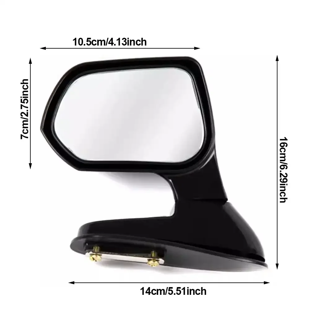 Universal Car Hood Side Rear View Mirror Adjustable Wide Angle Rear View Mirror Blind Spot Auxiliary Mirrors For SUV/Truck