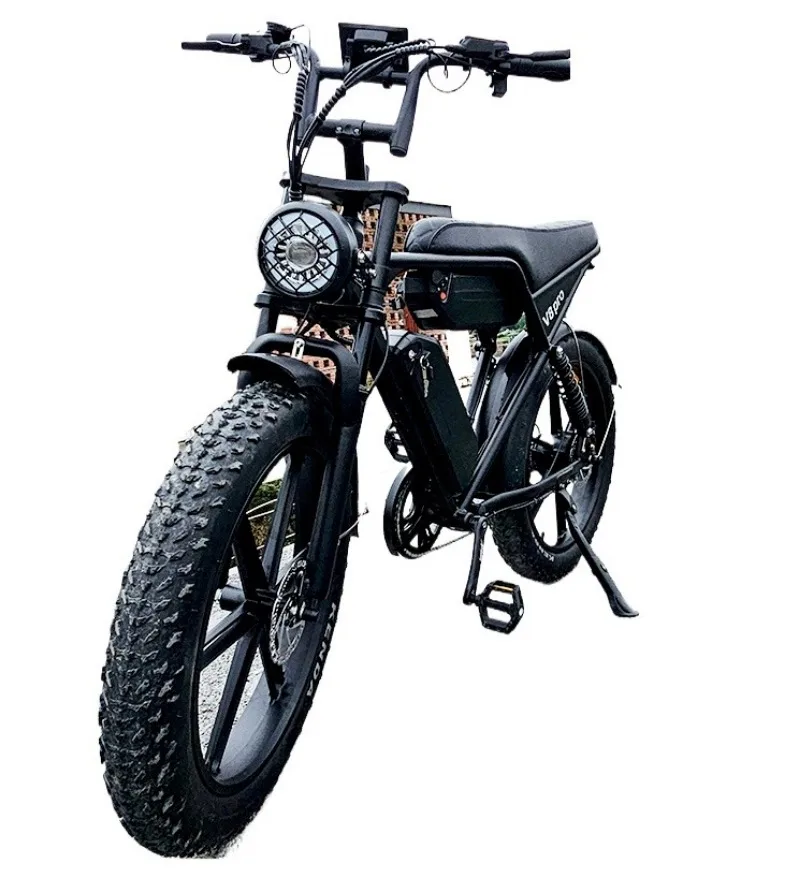 

V8 Pro 20-Inch Fat Tire All-Terrain Electric Dirt Bike 250W Electric Bicycle 48V Lithium Battery Bicicleta Electric E-Bike Ebike