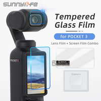 Sunnylife Tempered Glass Film for DJI OSMO Pocket 3 Screen Protector Anti-Scratch Lens Film for DJI Pocket 3 Camera Accessories