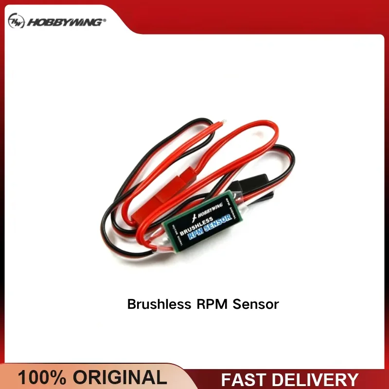 Hobbywing High-Voltage Brushless Motor RPM Sensor for ESC Speed Controller, Fit RC Car Drone Airplane Quadcopter